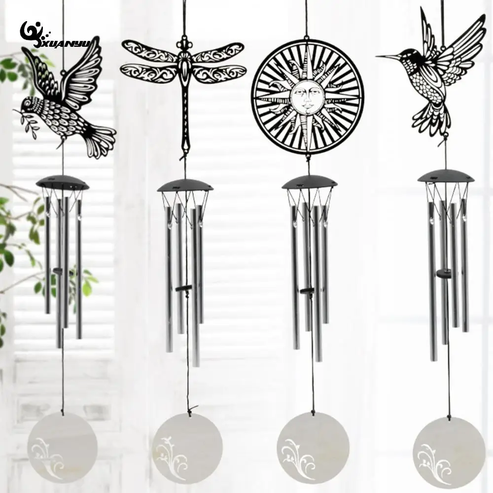 Stainless Steel Windbell Wind Chimes Animal Hanging Decoration Musical Instruments Dream Catcher