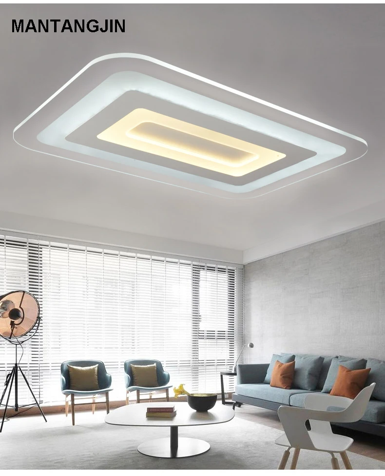 

Modern Led Ceiling Lights For Indoor Lighting plafon led Square Ceiling Lamp Fixture For Living Room Bedroom luminaria teto