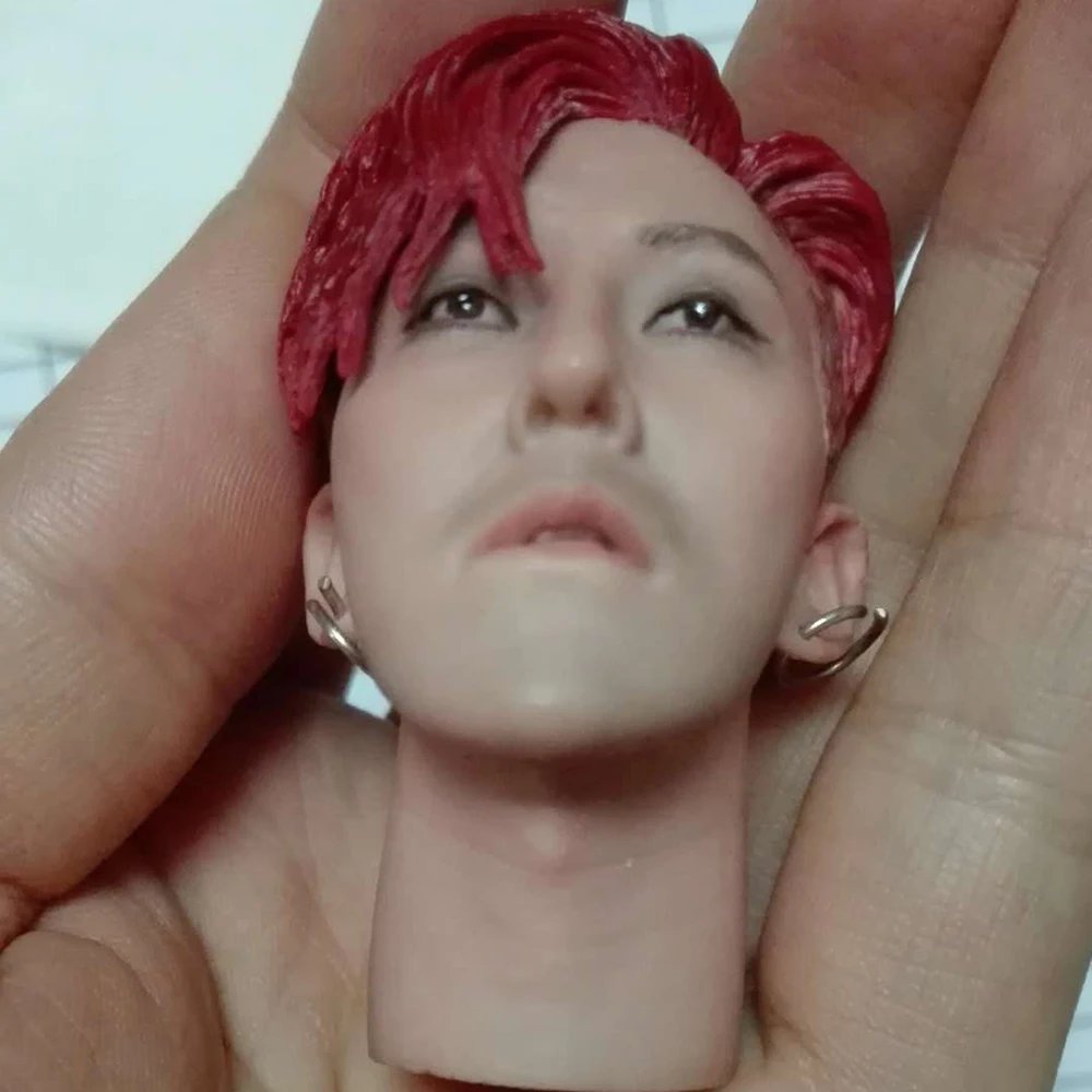 1/6 масштаб Kwon Ji Yong голова лепить голова резьба Модель Коллекционная кукла игрушки аксессуары