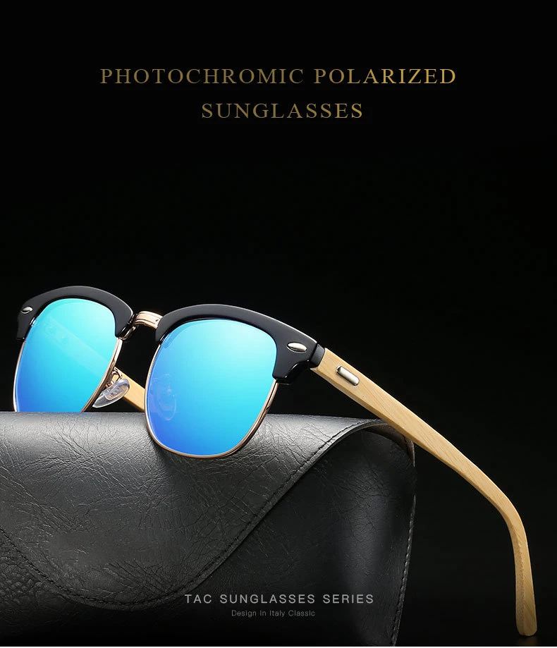Bruno Dunn бамбуковое дерево поляризационные солнцезащитные очки для женщин для мужчин/wo мужчин Защита от солнца очки ray солнцезащитные очки
