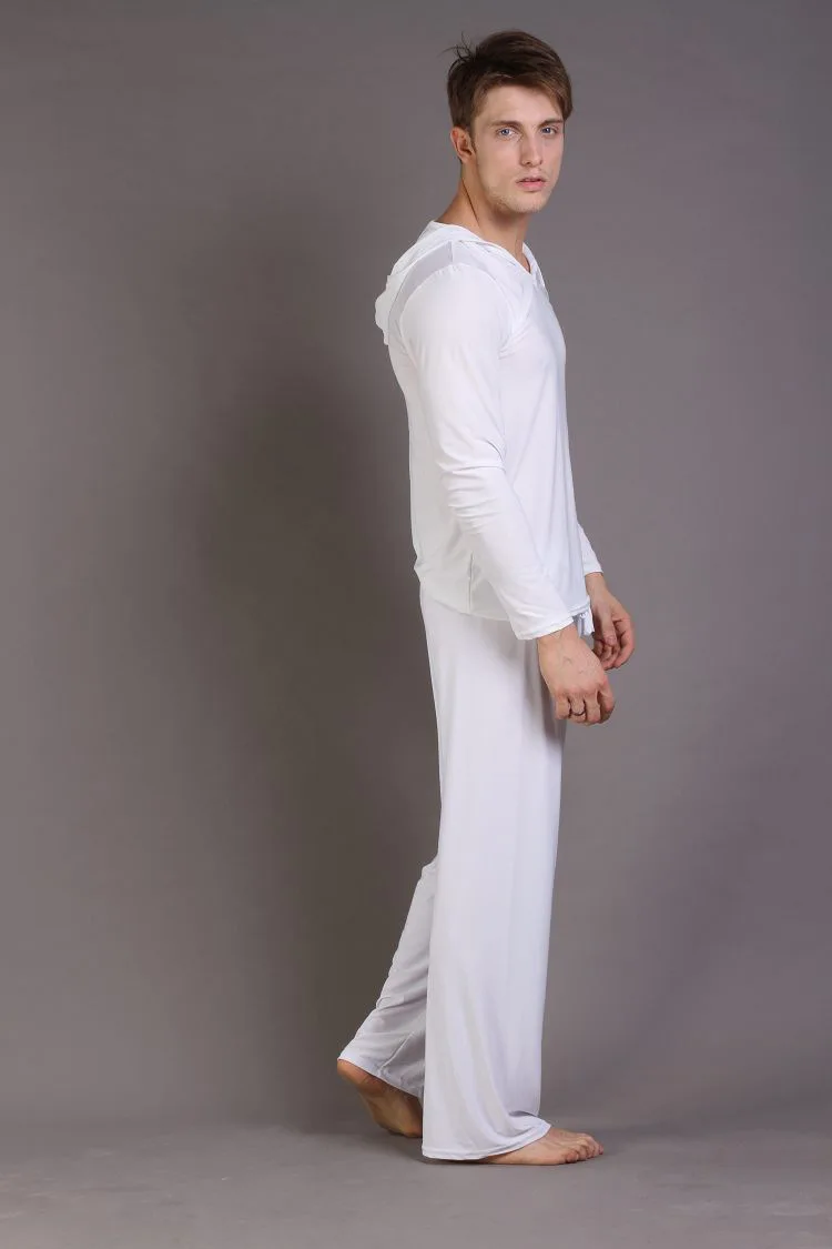Пикантные для мужчин's Twinset Топы Корректирующие + брюки для девочек удобные Ice пижамы наборы ухода за кожей мужчин Домашняя пижам