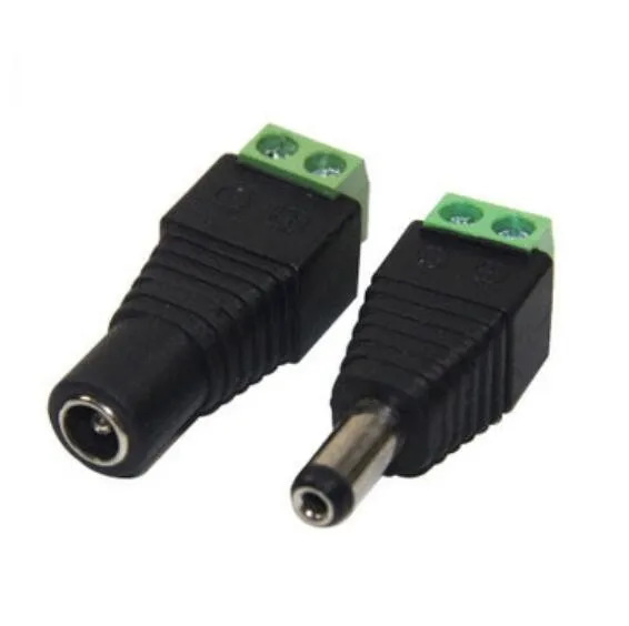 Easy male male & Female DC connector(for strip with R&B cable)
