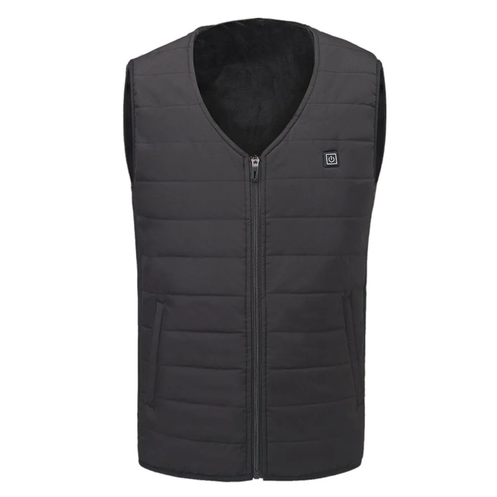 

Unisex Electric Heater Heating Vest USB Security Intelligent Thermostat Constant Temperature Winter Warm Vest Drop shipping