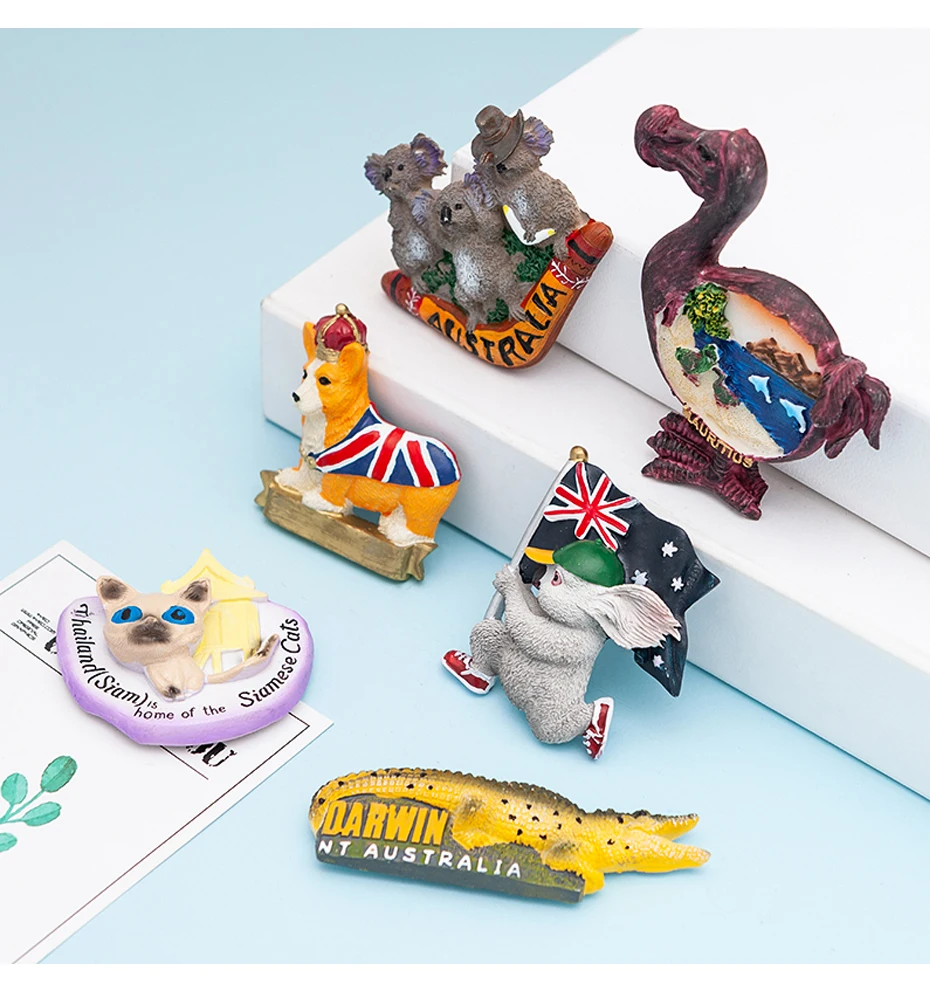 3D Animals Fridge Magnet 03