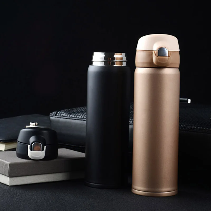 Thermos Cup Stainless Steel Thermos Mug Drinkware Lady's Travel Thermo