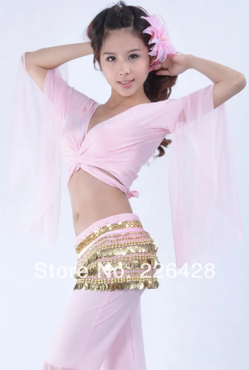 New Belly Dance Costume choli Flare Top Bra Blouse 9 Colours