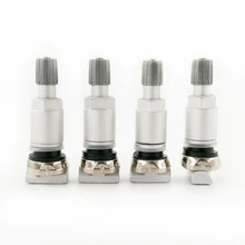 100 шт. алюминиевые TPMS клапаны для Opel бескамерный клапан для Mercedes системы контроля давления в шинах сенсорный клапан комплект для ремонта стволов Acc