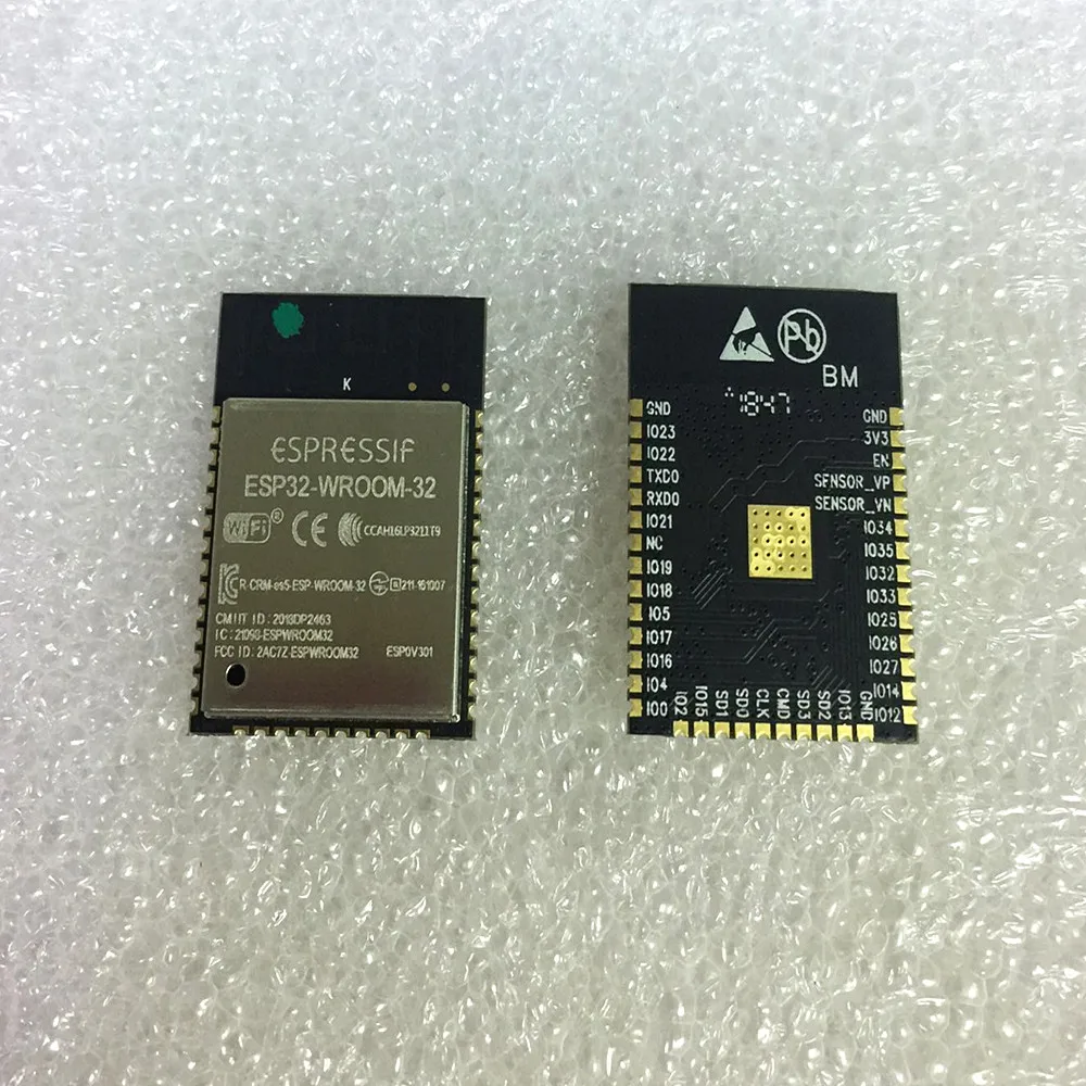 

50PCS ESP-WROOM-32 WiFi + Bluetooth 4.2 dual-core CPU MCU low-power 2.4G ESP32-WROOM-32 4MB /16MB FLASH