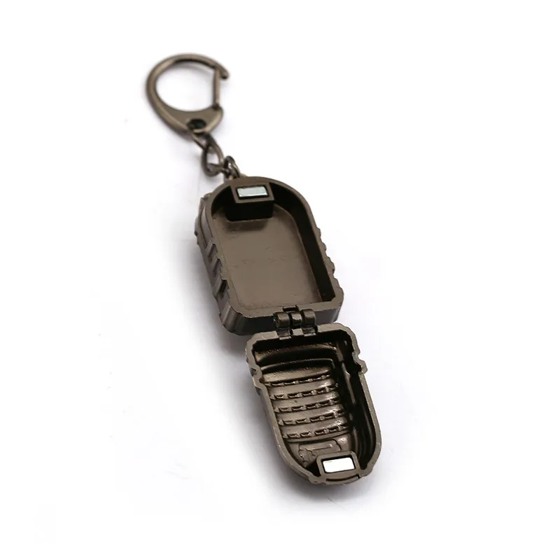 Новая игра Pubg уровень 3 сумка мини брелок из металла PUBG брелок для ключей для мужчин автомобиль для женщин сумка может открыть чавейру Ювелирные Изделия Сувенир