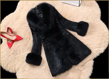 

2017 autumn and winter new fashion high-end temperament fur vest cream senior made fur vest coat