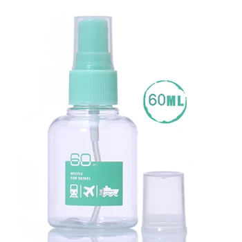 

Malian Hot 1pcs 60ml Travel Transparent Plastic Perfume Atomizer Small Mini Spray Bottle Empty Makeup Container Makeup Tools