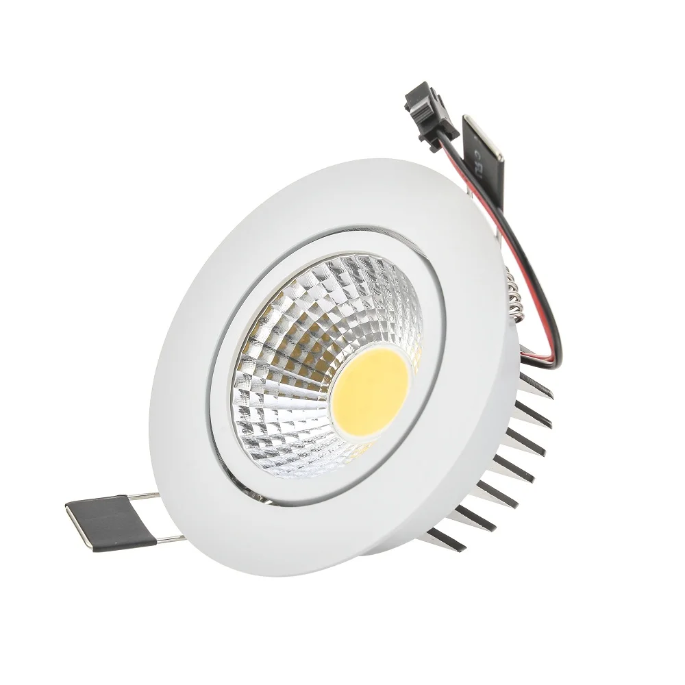 

Ultra gorgeous Dimmable LED COB Downlight AC110V 220V 3W/6W/9W Recessed downlight LED Spot Light Decoration Ceiling Lamp