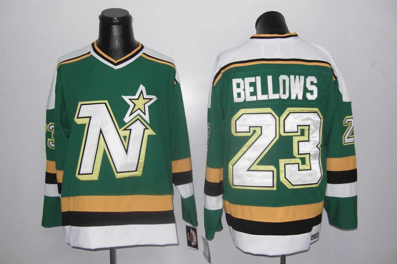 wholesale hockey jerseys Dallas Stars #23 Brian Bellows Stitching Green CCM Throwback Mix Order | Спорт и развлечения