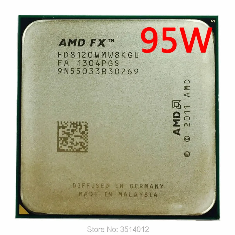 AMD FX серия 8120 3 1 ГГц Восьмиядерный центральный процессор FD8120WMW8KGU разъем AM3 +|socket