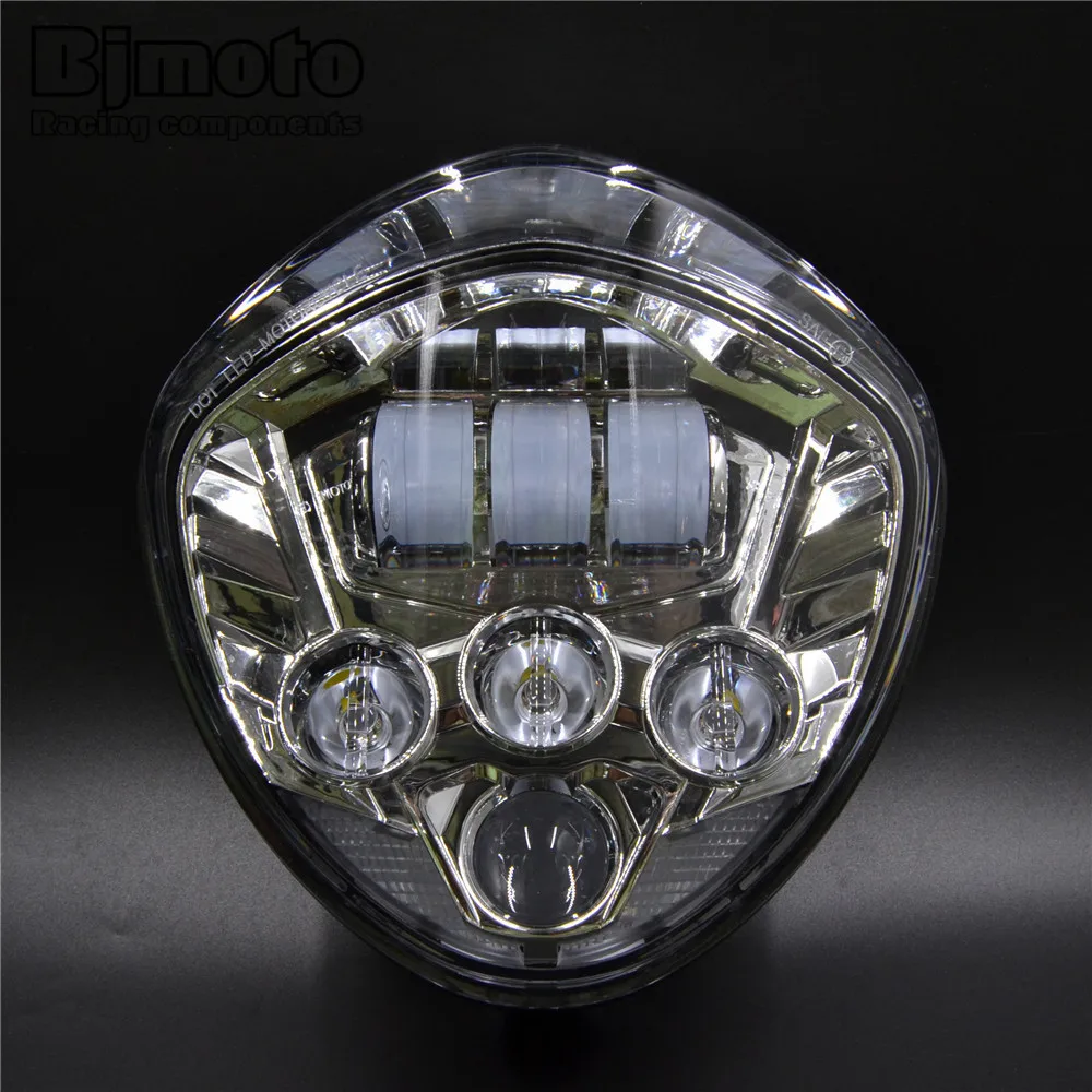 

BJMOTO EMARK Motorcycle LED Headlight High-intensity Cross Country LED HI/LO Headlights Kit 60W For Victory CRUISERS 2007-2016