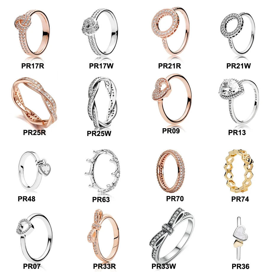 

PR ZTUNG Hot Sale 925 Sterling Silver Rings For Women European Original Wedding Fashion Brand Ring Jewelry Gift