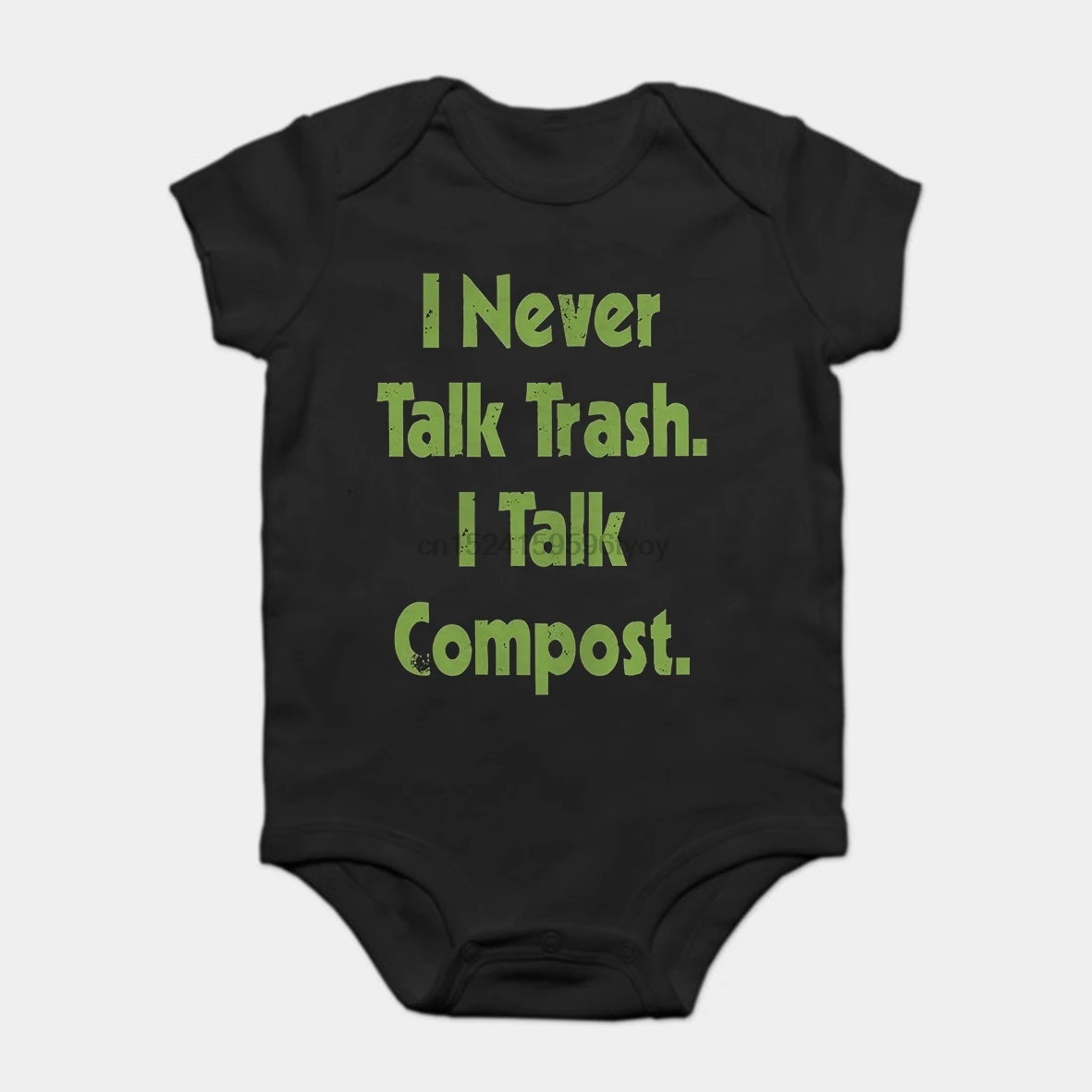 

Baby Onesie Baby Bodysuits kid t shirt Funny novelty i never talk trash i talk compost cool