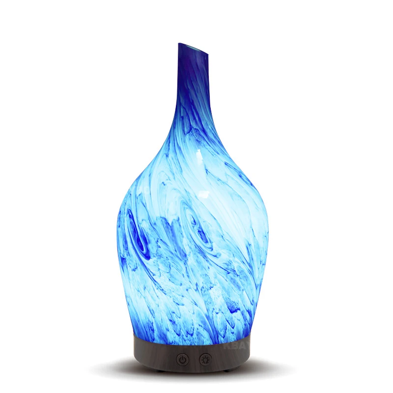 7 LED lights lamp colour changing bulb with 100ml Aroma Air Humidifier Aromatherapy Electric Diffuser Mist Maker for Home