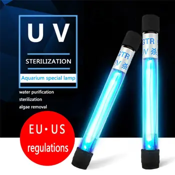 

Aquarium UVC Lamp Lights Sterilizer UV Lamp Aquarium Lighting Fish Tank Bactericidal Disinfection Water Treatment Purifier Light