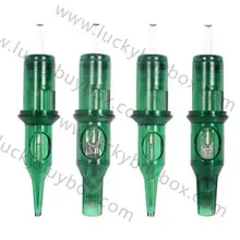 40 шт. картридж иглы LBB одноразовые полуперманентный макияж татуировки картридж иглы#12M1/татуировки пистолет поставки