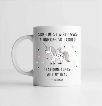 

Unicorn Cup - I Can Use My Head Coffee Mugs, Colleagues Gifts Coffee Mug Tea Mug