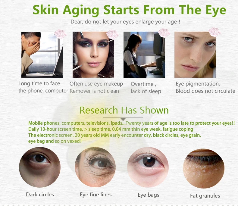 shea butter under eyes