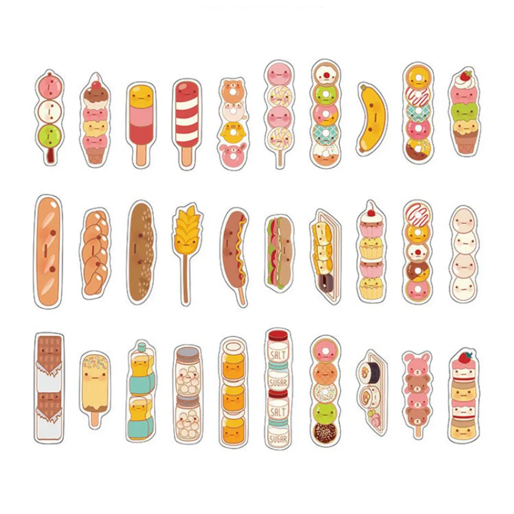 30-pcs-box-Cute-sushi-food-heteromorphism-paper-bookmarks-book-holder-message-card-kids-kawaii-stationery (3)
