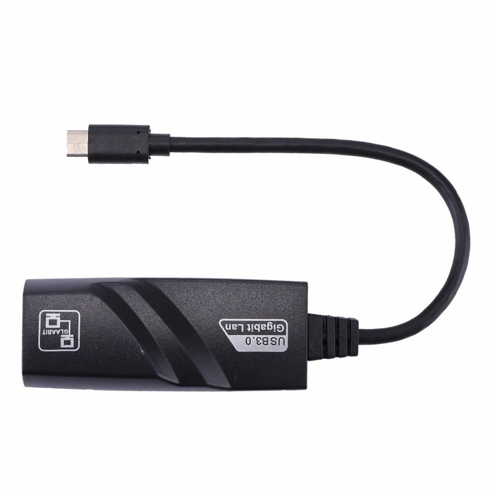 Adaptador de Rede Ethernet Usb-c Gigabit 15cm Cabos de computador e conectores - Imagem 2