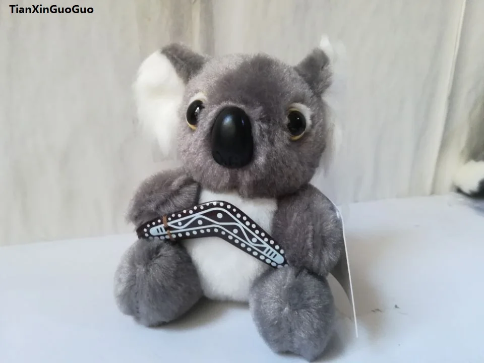 Креативная игрушка около 10 см маленькая плюшевая игрушка-коала милая Коала Мягкая кукла детская игрушка Рождественский подарок b1409