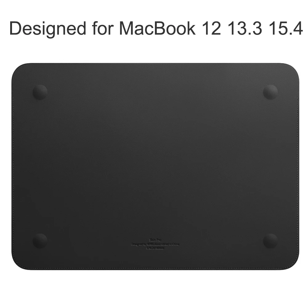 Чехол WiWU из искусственной кожи для MacBook Pro 13 16 Ультратонкий чехол ноутбука 15