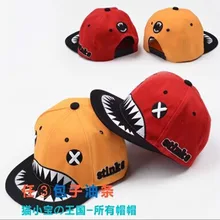 Brand New Shark Embroidery Spring Summer Hip Hop Hat Fashion Caps Snapback Good Baseball Cap Kids Unique Girls Boy Cap Child