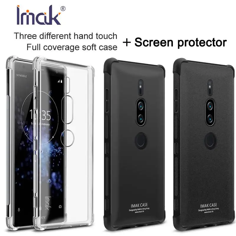 Imak For Sony Xperia Xz2 Premium Case Cover Silicone Tpu Soft Case