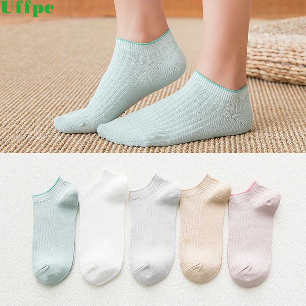 Buy 5 pairs/lot Women's Socks Short Female Low Cut