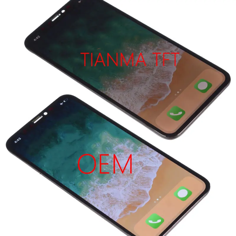 TIANMA OEM для iPhone X XS XR Max ЖК дисплей дигитайзер сенсорный экран в сборе 100% тест