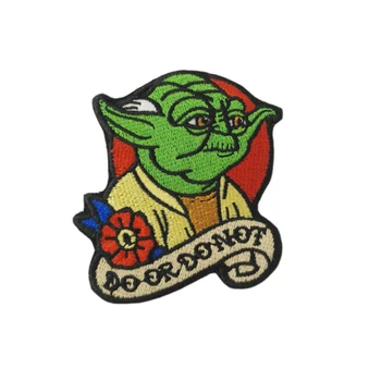 

embroidery patch Cartoon Storm Trooper BB8 Robot Wholesale Iron on Embroidered Cloth Clothes Patch For Clothing Girls Boys