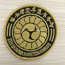 Пользовательские кунг-фу дзюдо вышивка нашивки значки