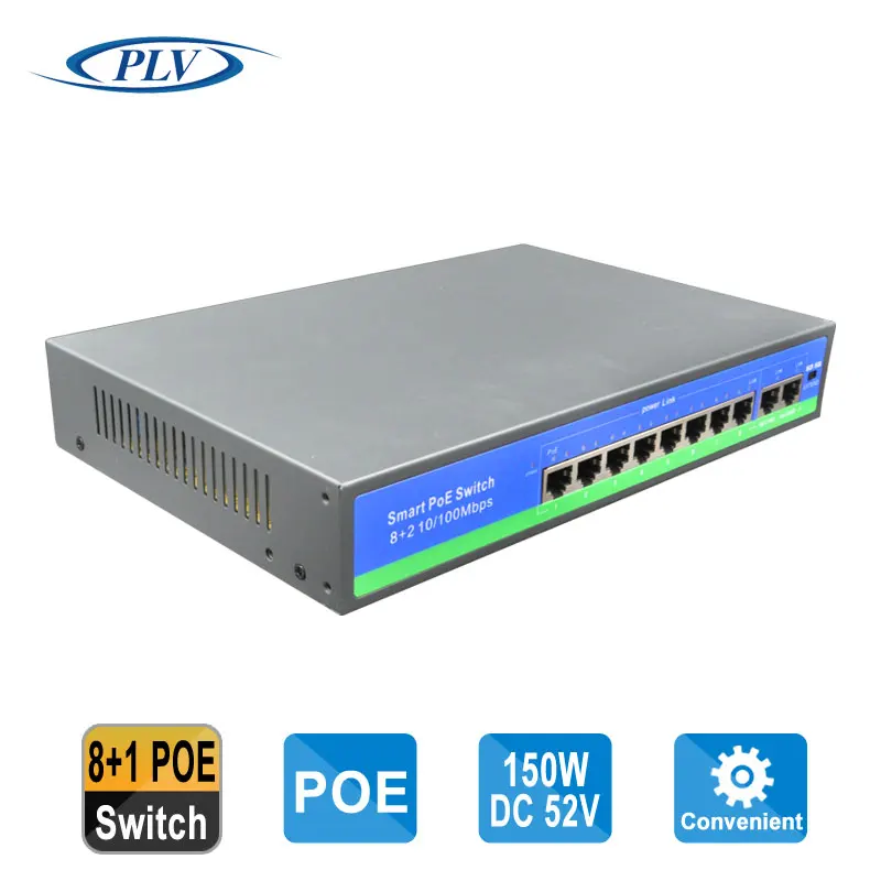 bilder für 8 + 2 250 Mt POE transimission abstand POE Netzwerk-switch 8 poe port Ieee 802.3af/at anzug für alle poe kamera Plug & Play bilder für 8 + 2 250 Mt POE transimission abstand POE Netzwerk-switch 8 poe port Ieee 802.3af/at anzug für alle poe kamera Plug & Play