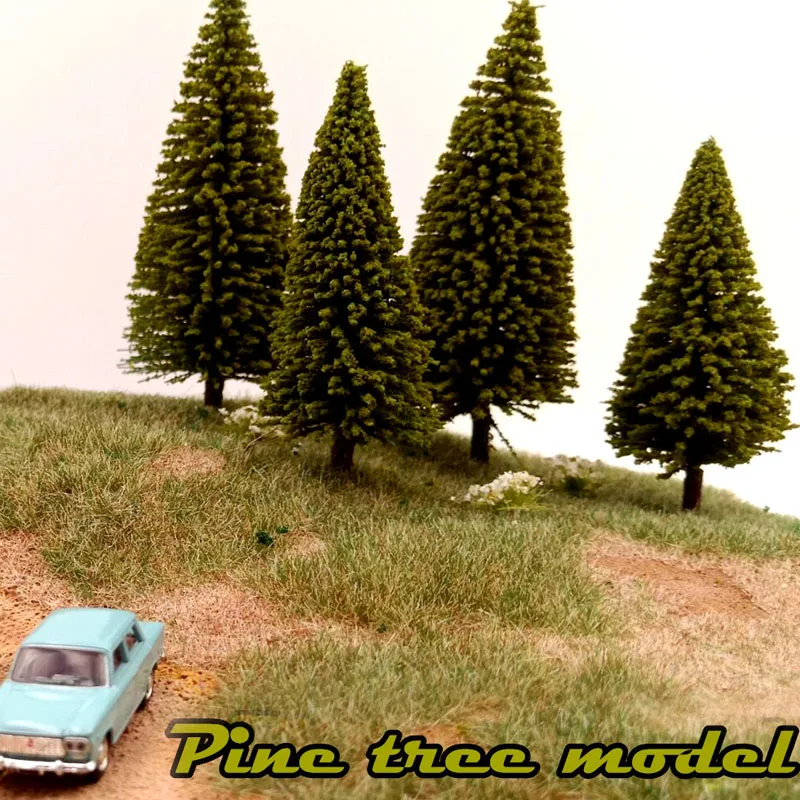 Sand table building simulation tree Autumn pine Miniature situation consumables