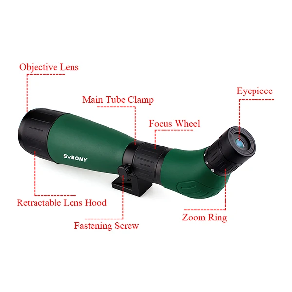 SVBONY SV18 20-60x60AE Spotting Scope Shooting Hunting (4)