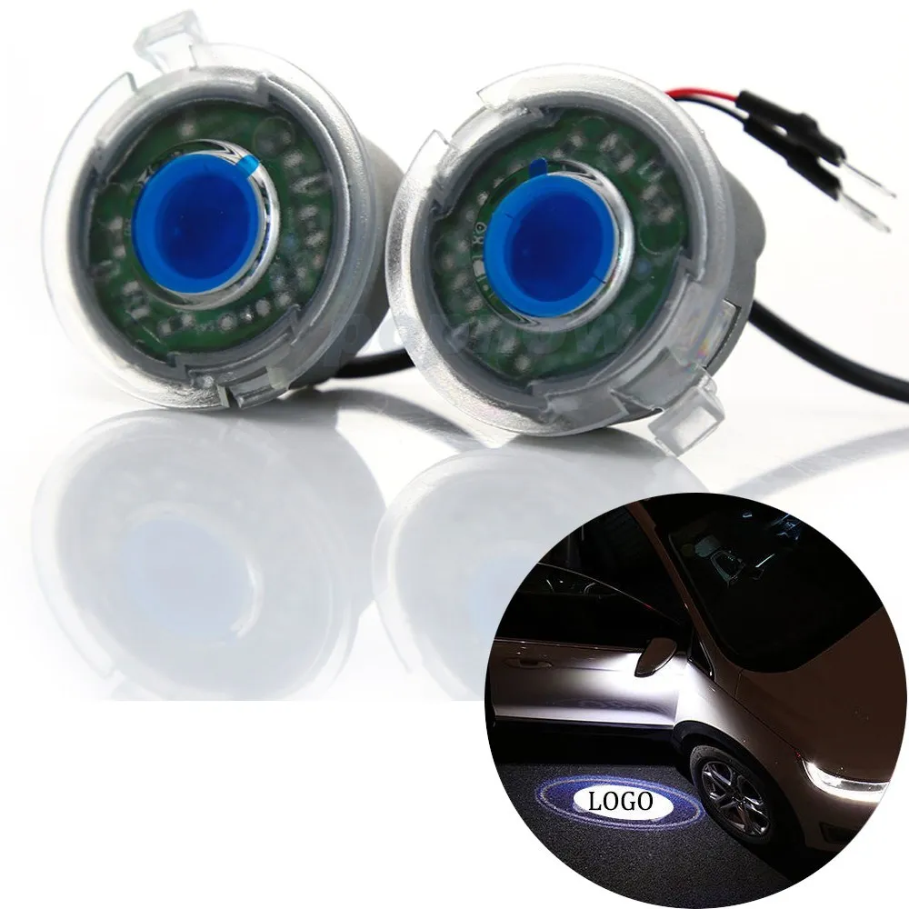 

1set Auto Rear View Side Mirror Led Light Projector Ghost 3D Logo Shadow Light For 2015-2016 Ford Fusion #6012