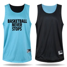 2016 Men s Basketball Clothes Suits Sportswear Reversible Clothes Breathable Jersey and Shorts Set Free design
