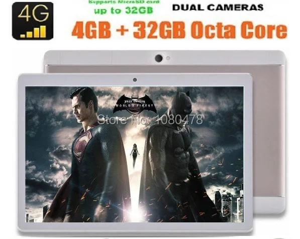 10 inch Android 6 0 Tablet PC Phablet Tab Pad Octa Core 4GB RAM 64GB ROM
