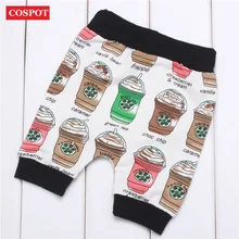 COSPOT/шорты для маленьких мальчиков и девочек детские летние хлопковые короткие штаны милые шорты для мальчиков с кофейными чашечками От 0 до 7 лет, г. новое поступление, 25