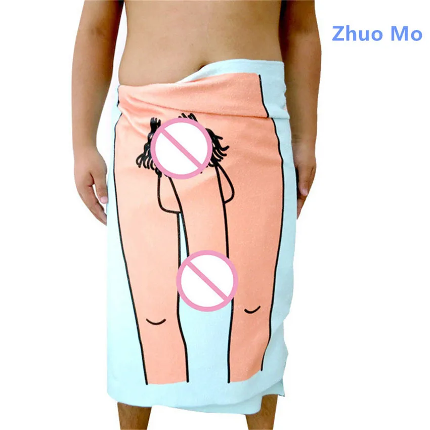 

ZHUO MO Soft 450g Microfiber Creative Bath Towel New Brand 75*154cm Funny Beach Towel New Years Halloween Christmas Gift Towel