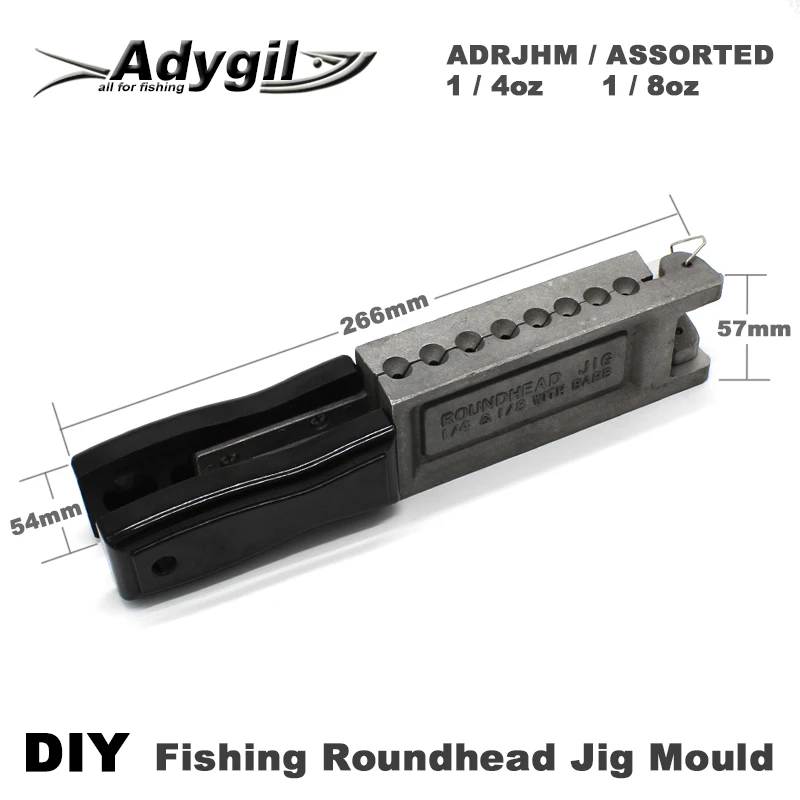 Форма для рыболовных колец adyil DIY ADRJHM/Ассорти комбинированная 1/4 унции (7 г) 1/8 (3 5 8