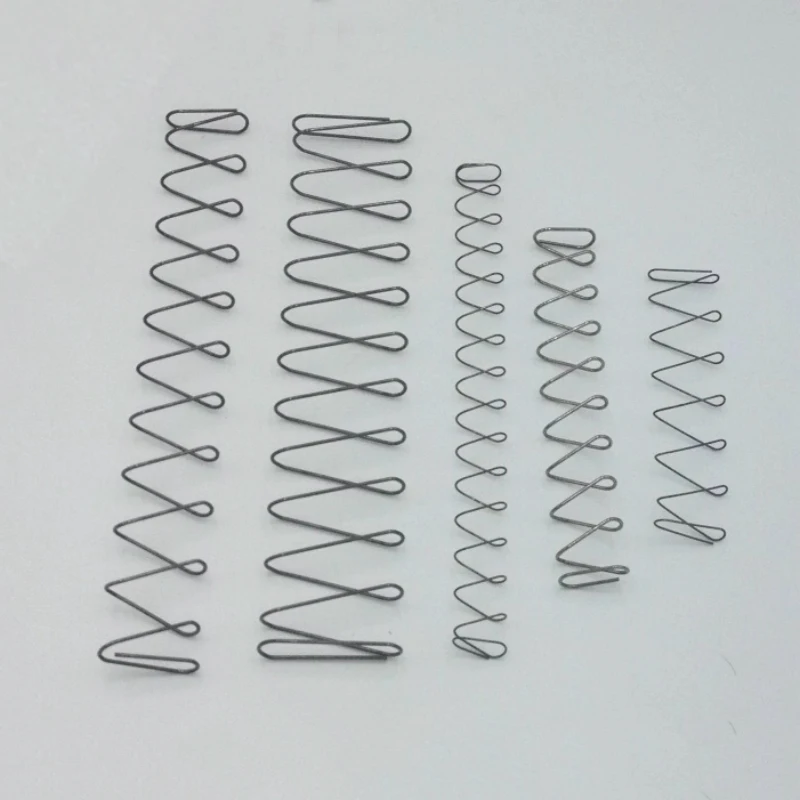 

1pcs 0.8mm wire diameter clip flat compressed spring rectangular trapezoidal wavy pressure springs 22-23mm width