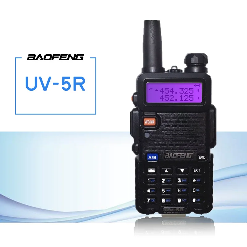 Портативная рация Baofeng 5 Вт УКВ ДМВ два диапазона FM для охоты|walkie talkie 5w|walkie talkiebaofeng