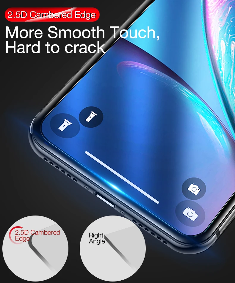 Screen Protector for iPhone x xr xs max 8 7 6  (4)