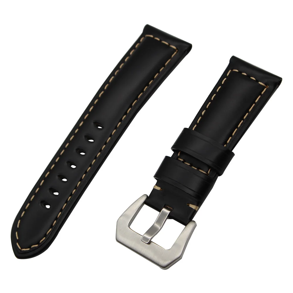 Ремешок из натуральной кожи для часов 22 мм 24 мм|leather watch band|genuine leather bandwatch band |