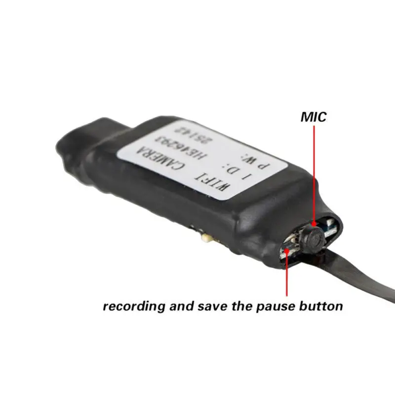  Wireless Piccolo IP WIFI Mini FAI DA TE Audio Video Fotocamera Micro DVR